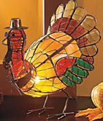 Pilgrim Turkey Novelty Lamp Picture